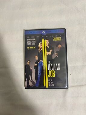 The Italian Job DVD - Black with Yellow Accent